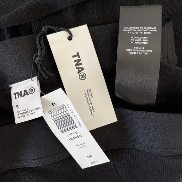 NWT ARITZIA TNA Homestretch Hi-Rise Legging Black Size Small - Picture 6 of 6